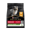 Purina Pro Medium Breed Puppy Dry Food (Chicken) front on white background 