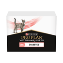 Purina Pro Plan Veterinary Diets DM Diabetes Wet Cat Food (Beef) front on white background