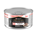Purina Pro Plan Veterinary Diets DM Diabetes Wet Cat Mousse on white background