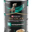 Purina Pro Plan Veterinary Diets EN Gastrointestinal Wet Dog Mousse close up on white background