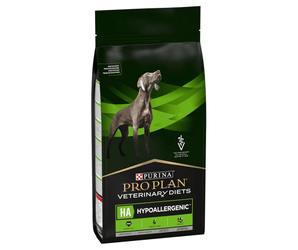 Purina Pro Plan Veterinary Diets Hypoallergenic Dry Dog Food on white background