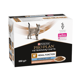 Purina Pro Plan Veterinary Diets NF Renal Support Wet Cat Food (Salmon) on white background