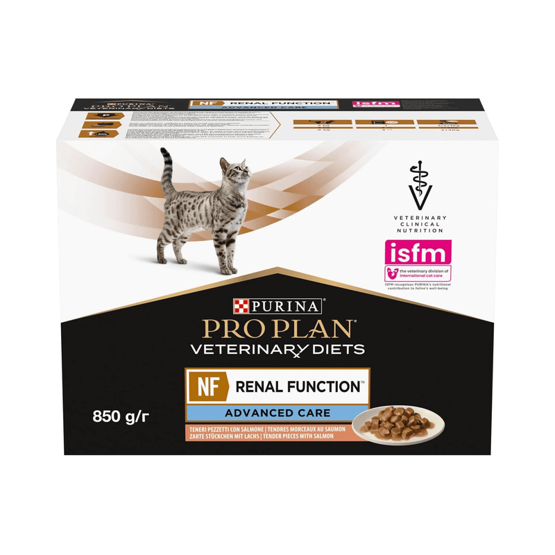 Purina Pro Plan Veterinary Diets NF Renal Support Wet Cat Food (Salmon) front on white background