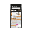 Purina Pro Plan Veterinary Diets OM Obesity Dry Cat Food rear on white background