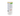 White cylindrical container with a label on a white background