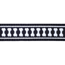 The Red Dingo Black Reflective Dog Collar pattern