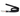 Black dog leash with metal clip on a white background