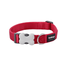 A Red Dingo Classic Red Dog Collar on a white background