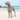 A Weimaraner Dog wearing a grey and black 'Red Dingo' dog collar with bees on it, on a beach. 