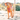 Young Vizsla type dog wearing a red 'Red Dingo' with white paws dog harness, in an outside environment.