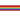 White background with a close up of a rainbow stripy 'Red Dingo' dog lead.
