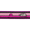 The Red Dingo Purple Mouse Cat Collar pattern