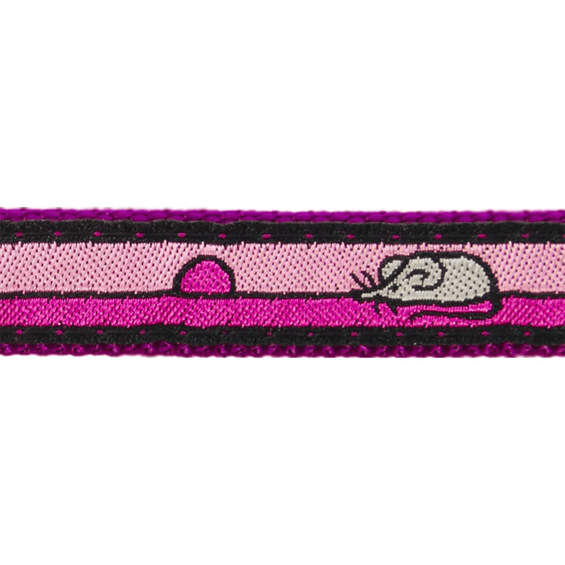 The Red Dingo Purple Mouse Cat Collar pattern
