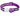 A close up of a Red Dingo Purple Mouse Cat Collar on a white background