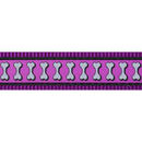 The Red Dingo Purple Reflective Dog Collar pattern