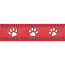 The Red Dingo Red Paw Dog Collar pattern