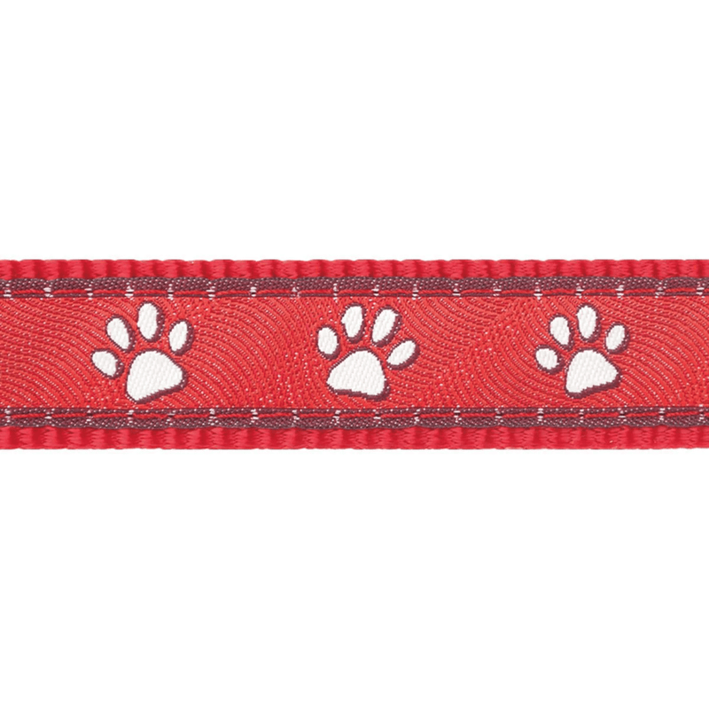 The Red Dingo Red Paw Dog Collar pattern