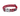 A Red Dingo Red Spots Dog Collar on a white background