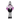 A Rosewood Van the Vampire plush dog toy with long black braided legs and a black-and-purple body, shown on a plain white background.