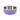 White background with a deep 700ml lilac coated stainless steel Rosewood Premium pet bowl. 