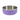 White background with a deep 1200ml lilac coated stainless steel Rosewood Premium pet bowl. 