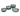 White background with four teal coated stainless steel Rosewood Premium pet bowls, in four different sizes.