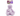 White background with a Rosewood Under the Sea lilac plush Octopus cat toy with a cardboard tag attached at the top. 
