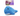 White background with a Rosewood Under the Sea blue and white plush Whale cat toy with a cardboard tag attached at the top. 