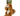 Large ginger squirrel dog toy with a cream belly and fluffy brown tail attached to a green cardboard backing with white text 'Forest Friends Sammy Squirrel' and smaller text saying 'Plush squeaky dog toy'