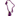 A purple plush aubergine-shaped cat toy with a matching purple rope and a small green leaf accent, shown on a plain white background.