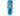 A back view of a blue cylindrical bird rattle roll toy with white-and-blue gingham wings, and a fluffy blue tail, photographed on a white background.
