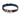White background with a multi-coloured Twiggy Tags Aurora Adventure dog collar with a clip and d-ring.