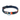 White background with a multi-coloured Twiggy Tags Aurora Adventure dog collar with a clip and d-ring.