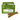 White background with a green and white box of 30 Whimzeez Dental Stix Treats with a several large dogs pictured on the box with two of the chews in front of the box.