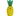 Back view of yellow pineapple shaped cat nip toy with a cartoon cat pictured in the fabric as part of the pineapple and a green leaf detail at the top, on a white background. 