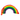 Rainbow shaped cat toy in rainbow colours with red stitch detail text on one side saying 'Yeowww! Catnip' pictured on a white background. 