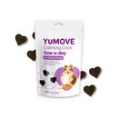 YUMOVE Calming Care package for medium dogs with heart-shaped treats on a white background