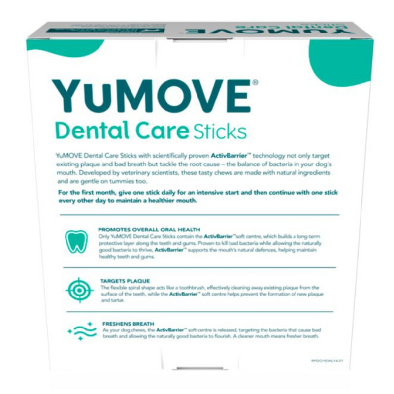YuMove dental care sticks for large dogs back