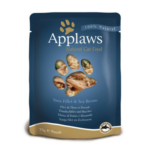 Applaws Tuna Fillet with Sea Bream Adult Cat Food - PDSA Pet Store
