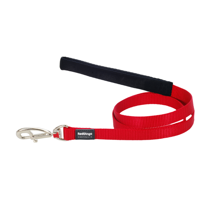 Red Dingo Classic Dog Lead - Red