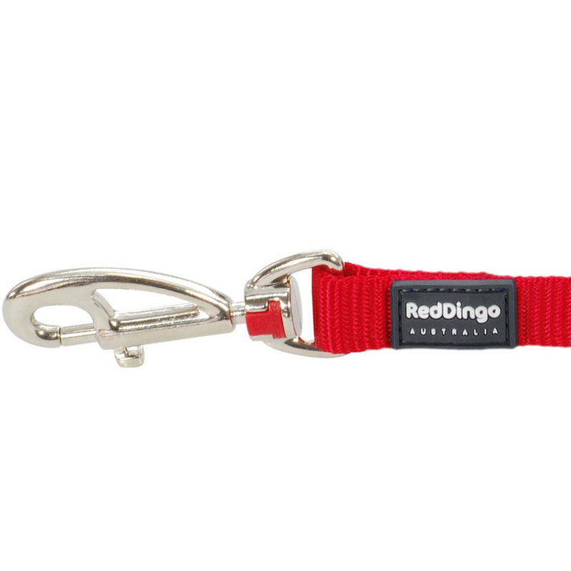 Red Dingo Classic Dog Lead - Red