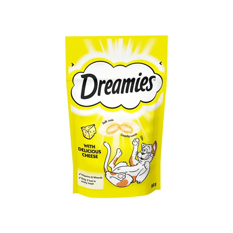 Dreamies Cheese Cat Treats - 8 x 60g