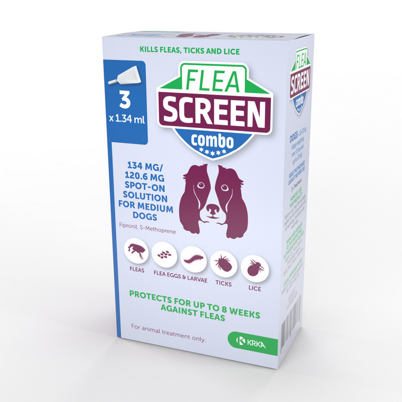 FleaScreen Combo Medium Dog - 3 Pip