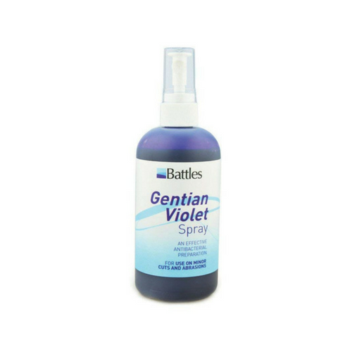 Gentian Violet Antibacterial Spray - PDSA Pet Store