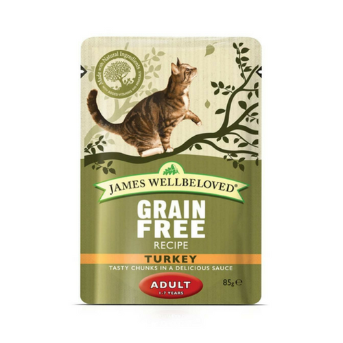 James Wellbeloved Wet Turkey Pouches for Cats - PDSA Pet Store
