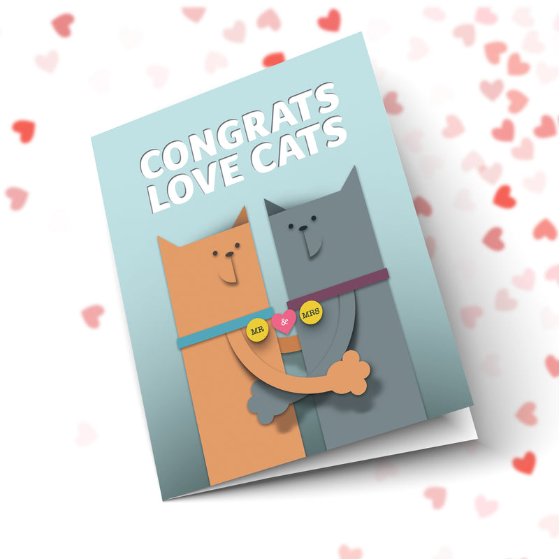 Mr & Mrs Love Cats