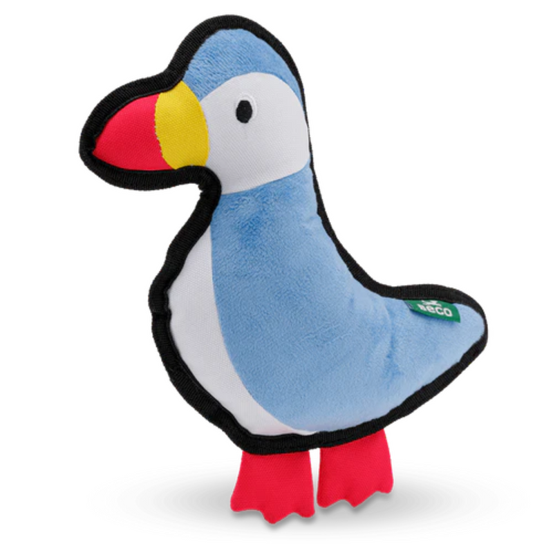Beco Rough & Tough Recycled Dog Toy - Puffin
