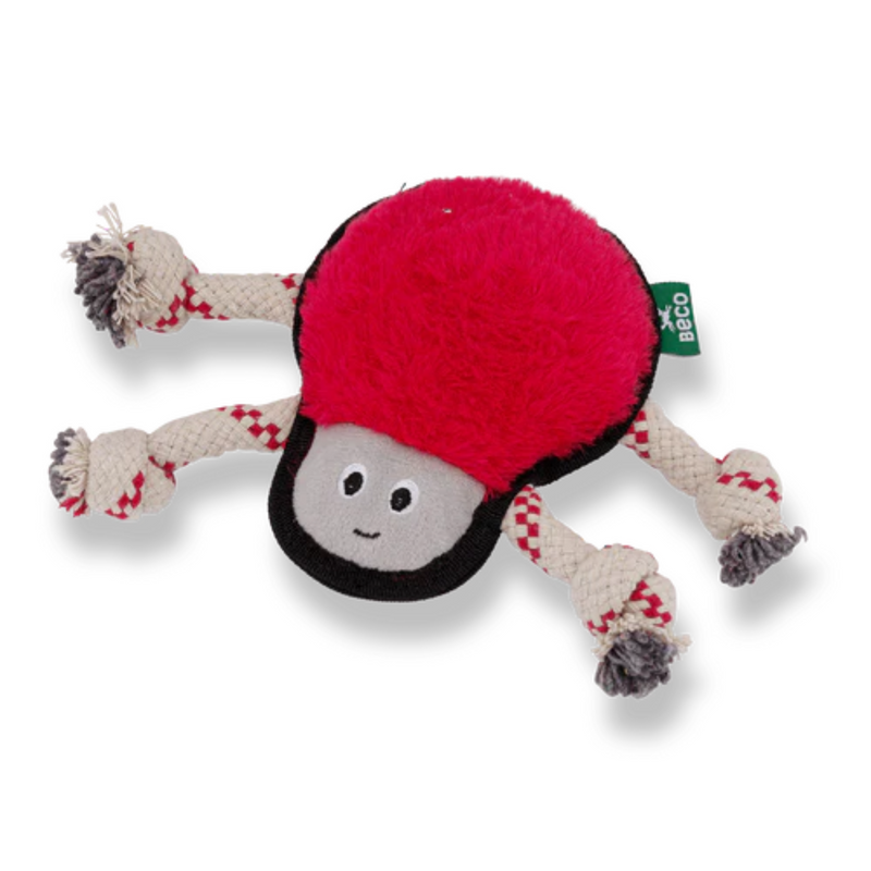 Beco Rough & Tough Recycled Dog Toy - Spider