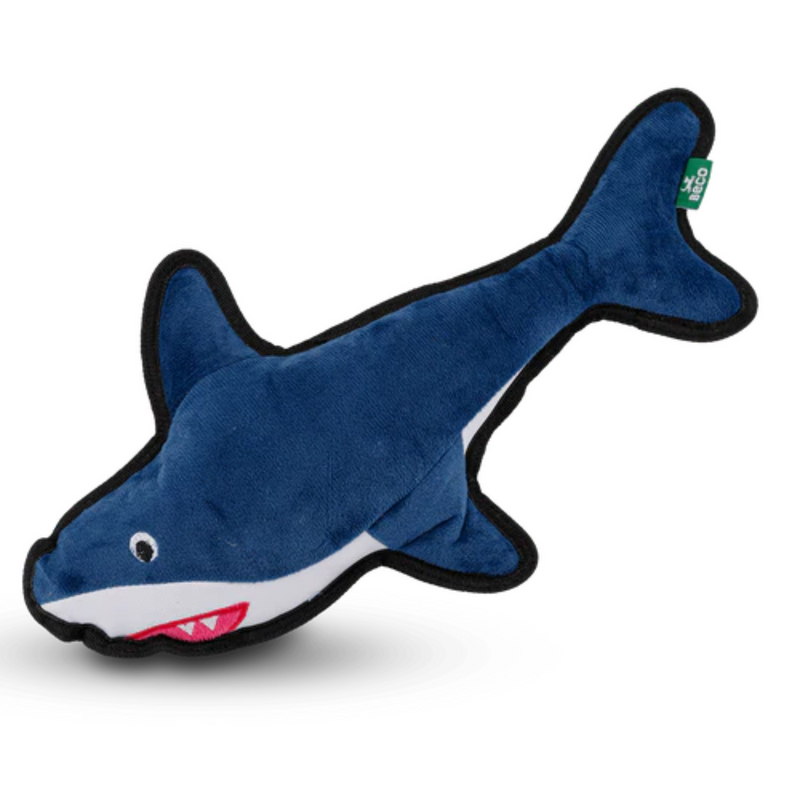 Beco Rough & Tough Recycled Dog Toy - Shark
