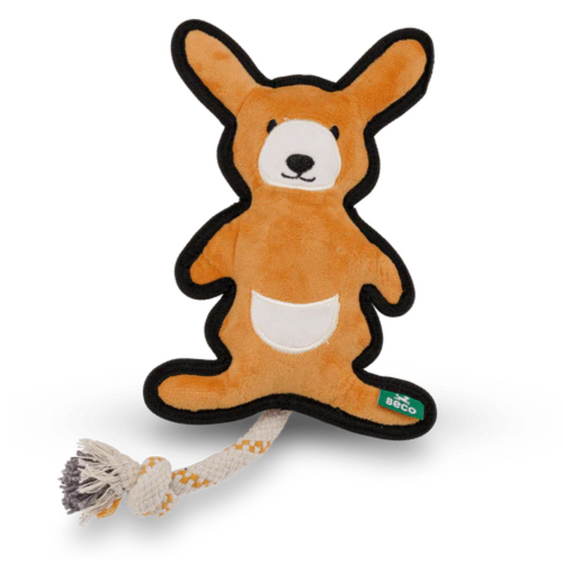Beco Rough & Tough Recycled Dog Toy - Kangaroo